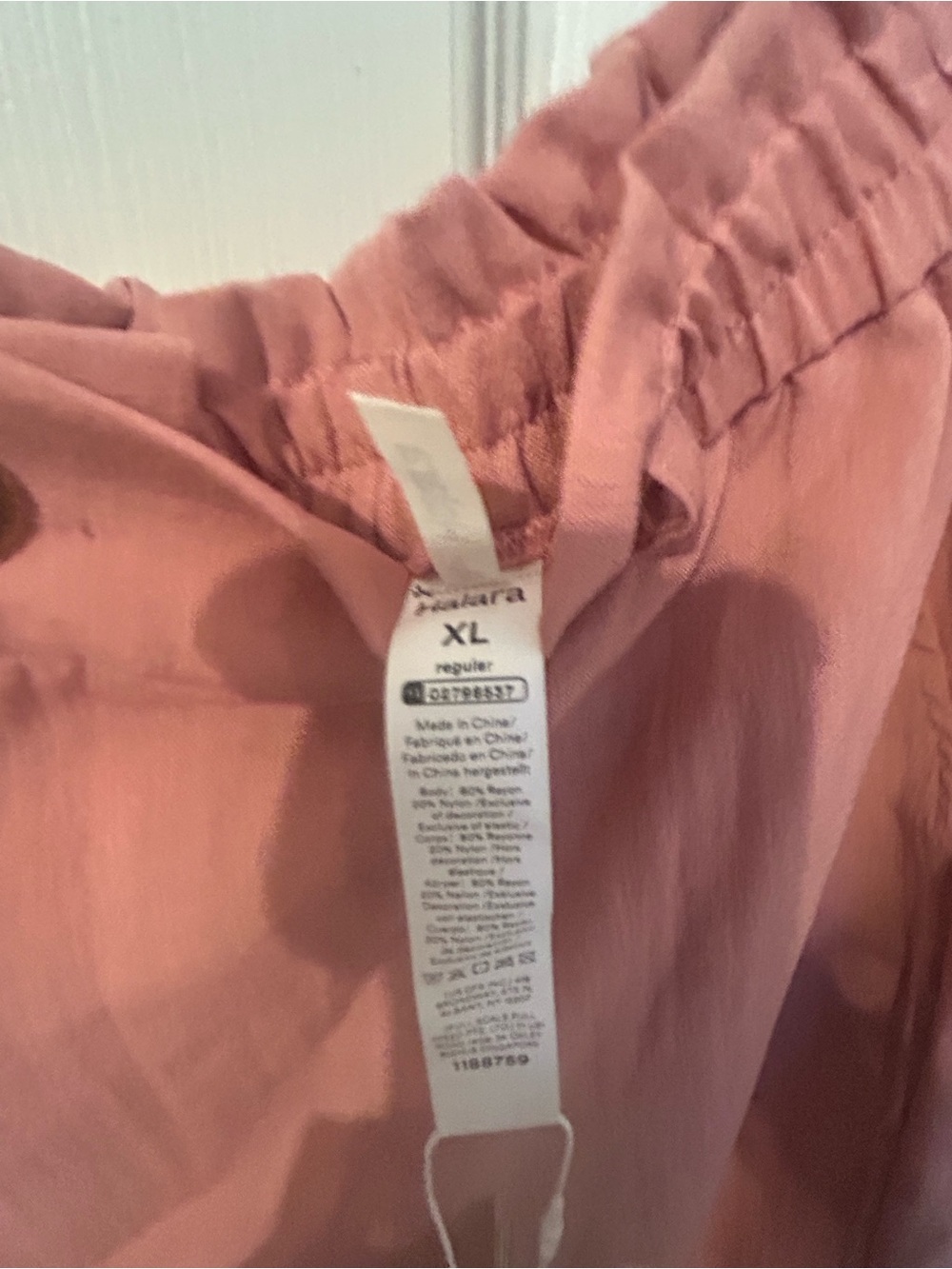 HALARA Dusty Rose A-Line Skirt with Elastic Waist